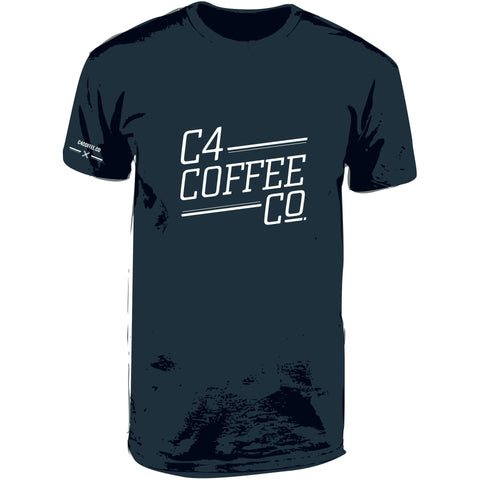 T Shirt C4 Coffee Co Mens  C4 Coffee Co.